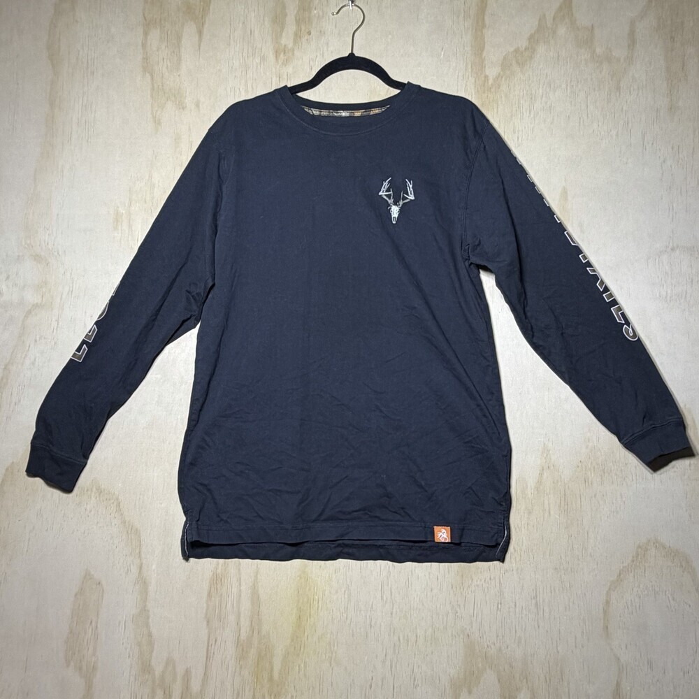 Legendary Whitetails Mens Large Long Sleeve T Shirt Deer Logo Hunting Tee‎